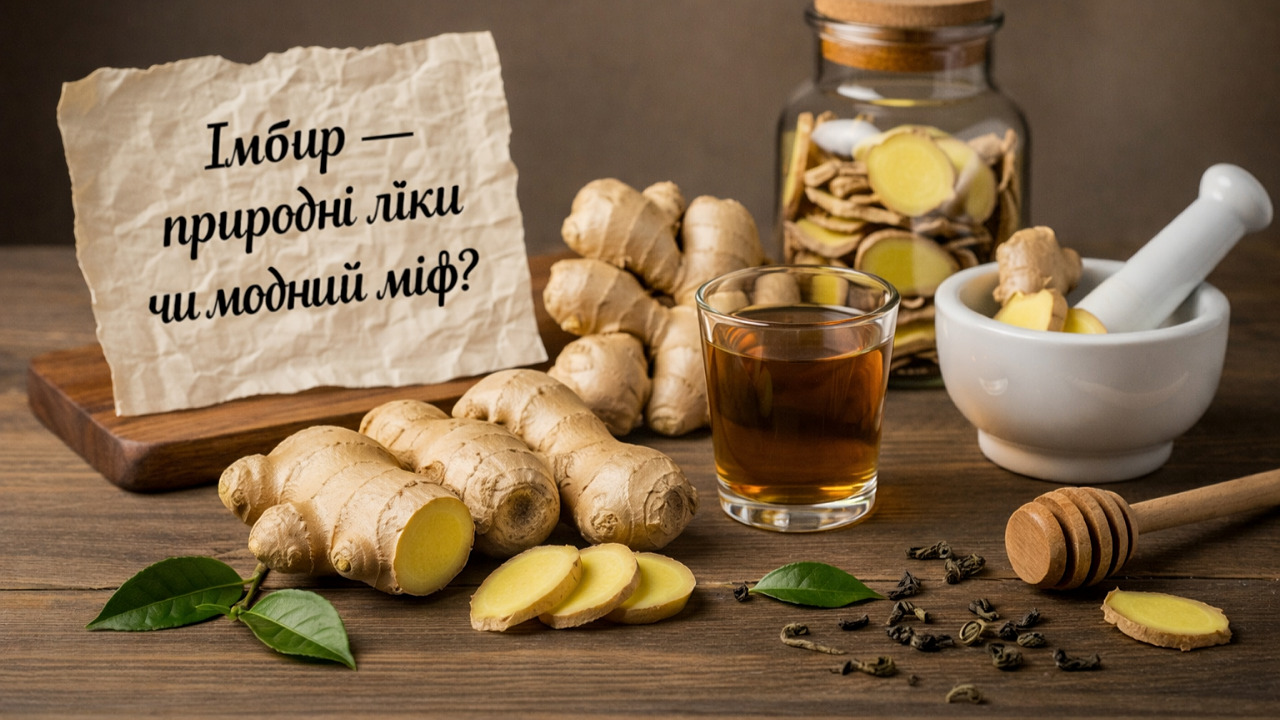 Імбир — природні ліки чи модний міф.